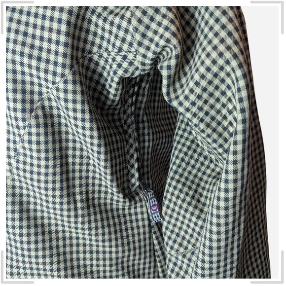 Pre-owned Roxy Women's Hooded Utility Jacket - Olive Check - Picture 8 of 11